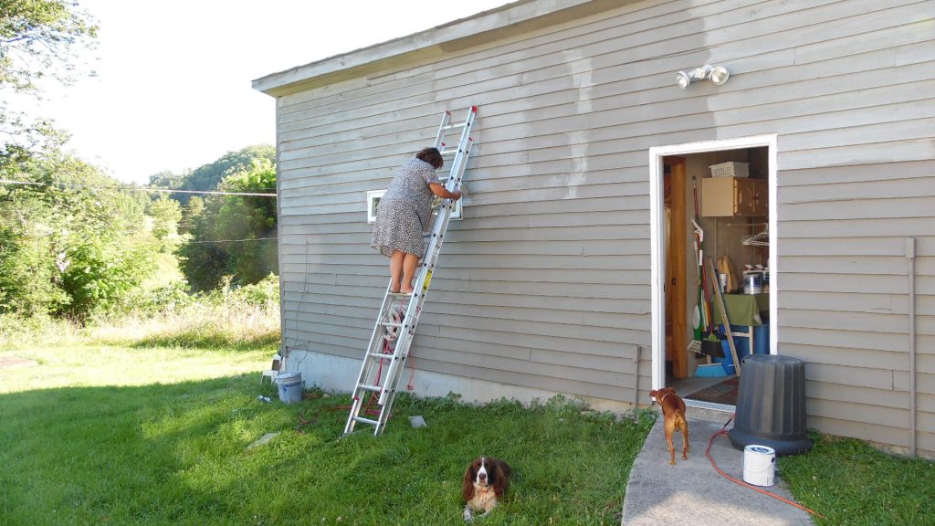 Old Lady on a Ladder! Old Lady on a Ladder!